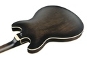 Ibanez Artcore AS53 Semi-Hollow Electric Guitar, Transparent Black Flat