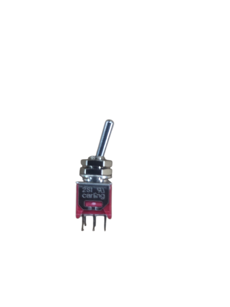 Carling Submini Toggle Switch, DPDT, 2 Position, PC Pins