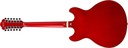Ibanez Artcore AS7312 12-String Semi-Hollow Electric Guitar, Transparent Cherry Red