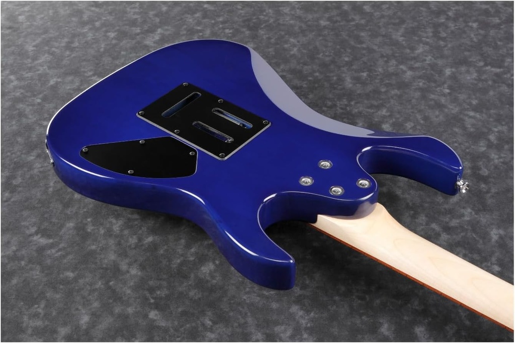Ibanez Gio GRX70QAL Electric Guitar, Lefty, Transparent Blue Burst