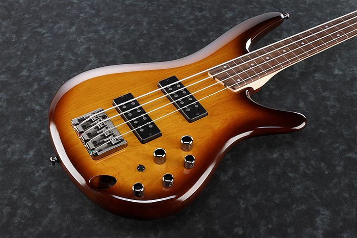 Ibanez SR370EF Fretless Bass, Brown Burst