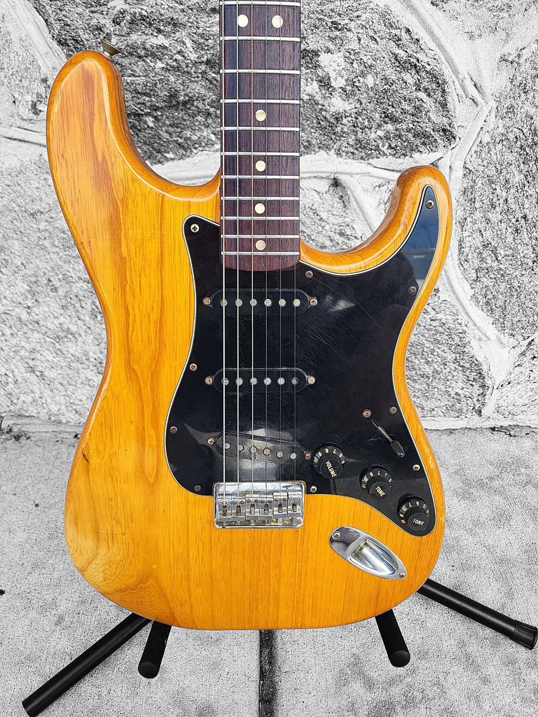 1978 Fender Stratocaster Hardtail, Natural, Rosewood Fingerboard, with Case