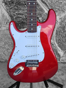 SX VTG Series Strat Style Guitar, Lefty, Metallic Red