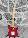 SX VTG Series Strat Style Guitar, Lefty, Metallic Red