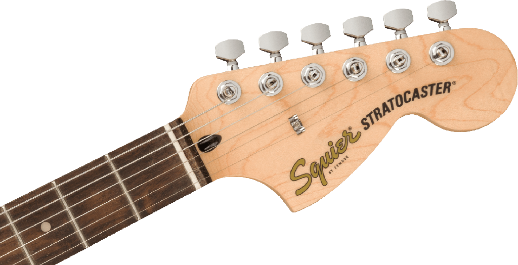 Squier FSR Affinity Series Stratocaster, Laurel Fingerboard, White Pickguard, Surf Green