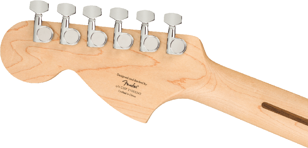Squier FSR Affinity Series Stratocaster, Laurel Fingerboard, White Pickguard, Surf Green