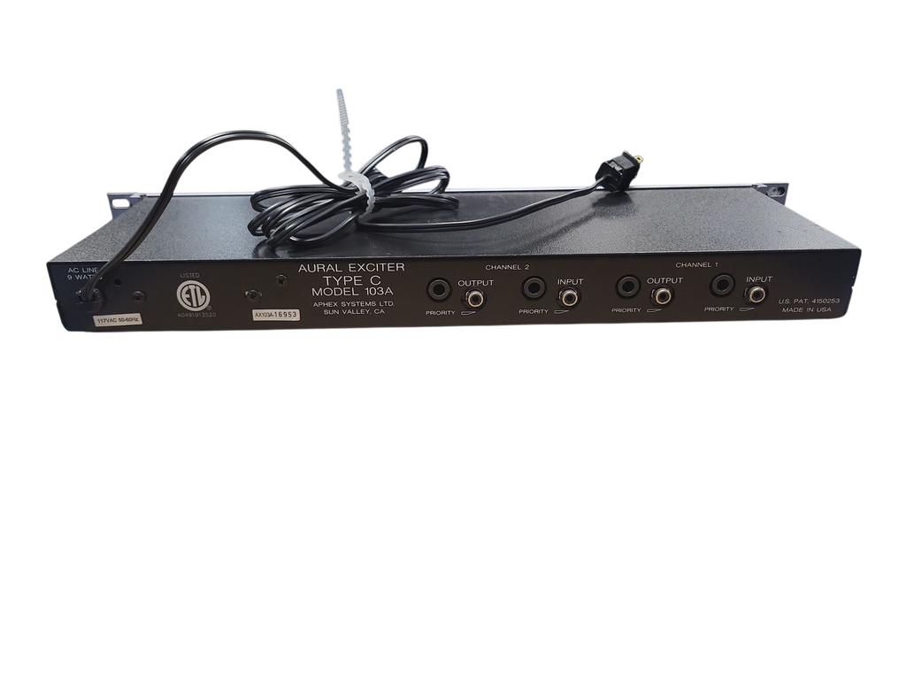 Aphex Aural Exciter Type C Model 103A 1985 - 1992 - Aluminum
