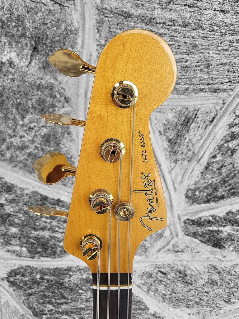 Fender 75th Anniversary Commemorative Jazz Bass, Rosewood, 2-Color Bourbon Burst