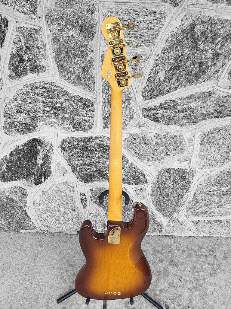 Fender 75th Anniversary Commemorative Jazz Bass, Rosewood, 2-Color Bourbon Burst