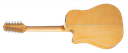 Takamine GD74CE-12U Dreadnaught 12-String Unison Tuned Acoustic Electric Guitar, Natural
