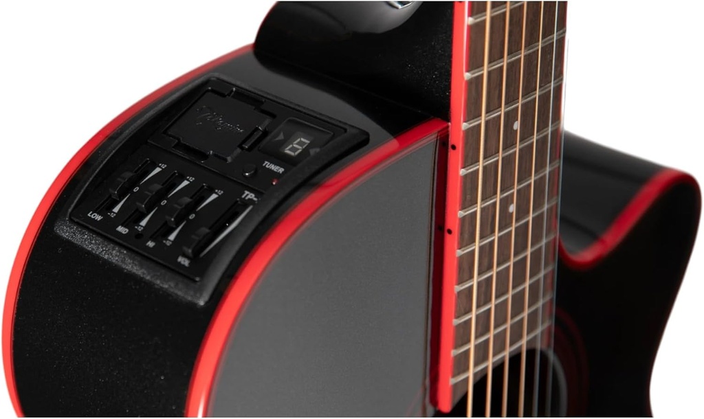 Takamine GF49CE FXC Body Acoustic Electric Guitar, Cosmic Black