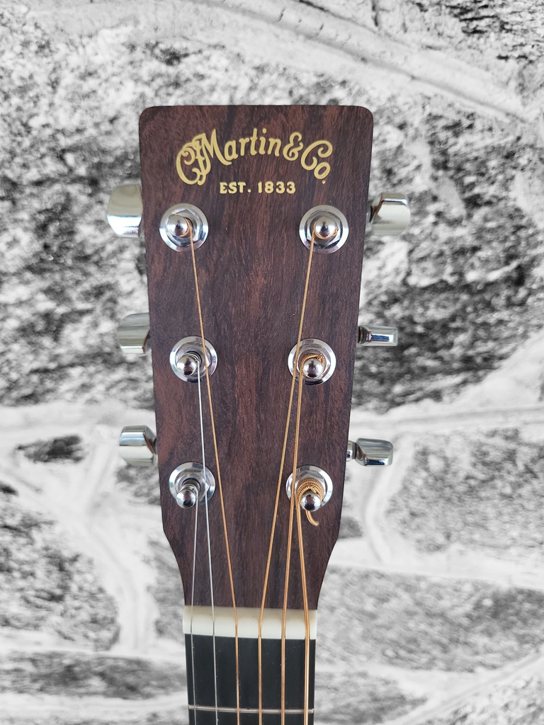 Martin Road Series D10EL-01 Dreadnought Solid Sapele Lefty with Soft Case