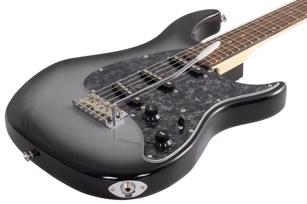 Peavey Raptor Custom Electric Guitar, Silverburst