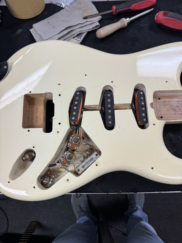 1985 Philip Kubicki Strat Style Guitar (Kubicki Neck, ESP Body)