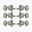 Allparts TK-7900 Grover® 102-18 Series 3x3 Rotomatic Tuners, Nickel, 102-18N