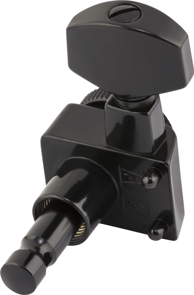 Fender Locking Stratocaster®/Telecaster® Staggered Tuning Machines, Black, Set of 6