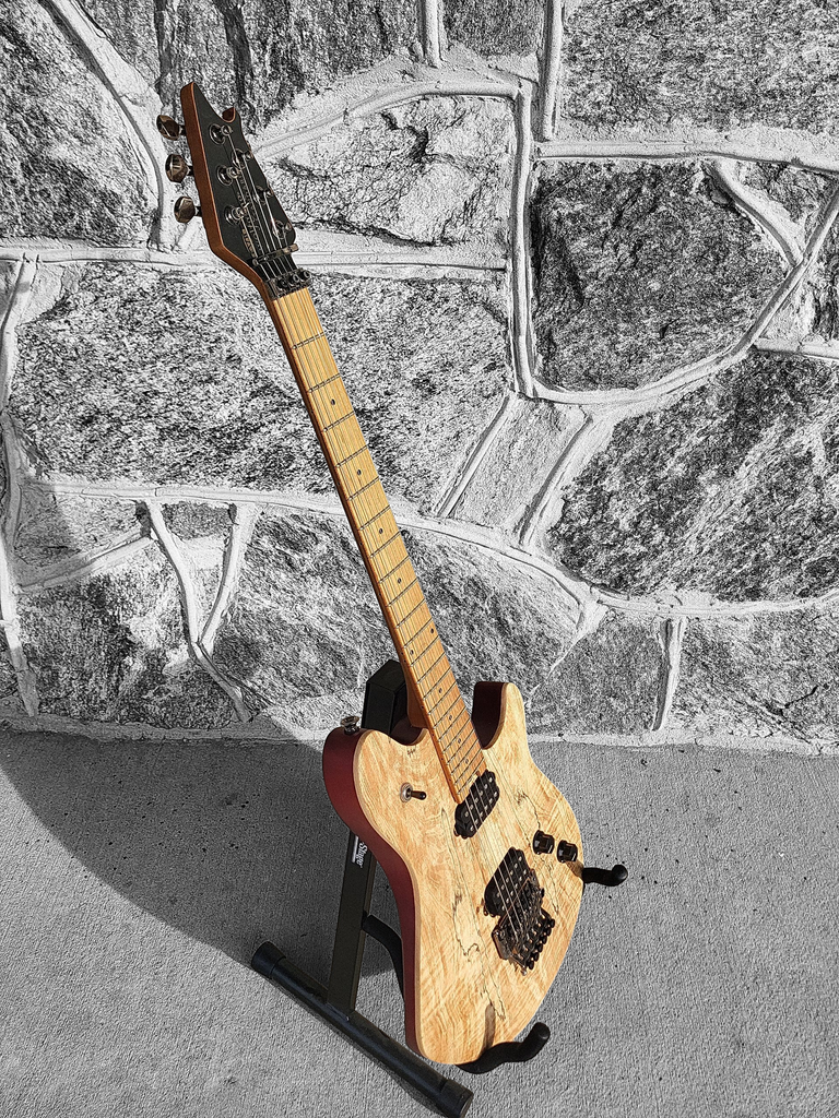 EVH Wolfgang Standard with EVH case, Spalted Maple
