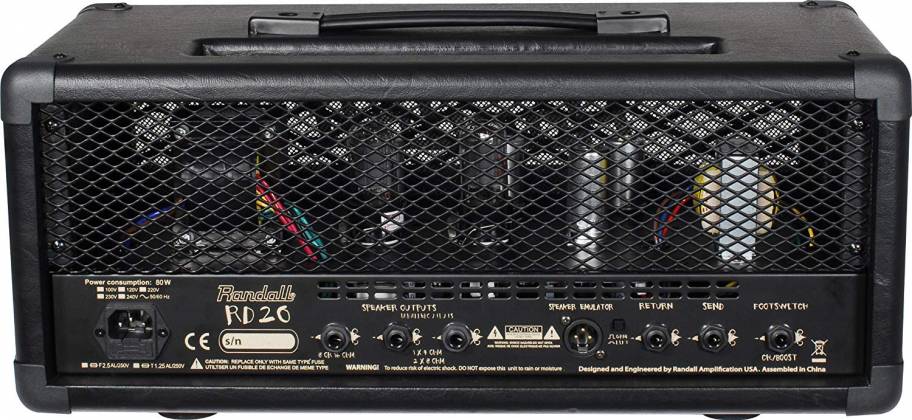 Randall Diavlo 20 Watt Tube Head with Footswitch, RD20H