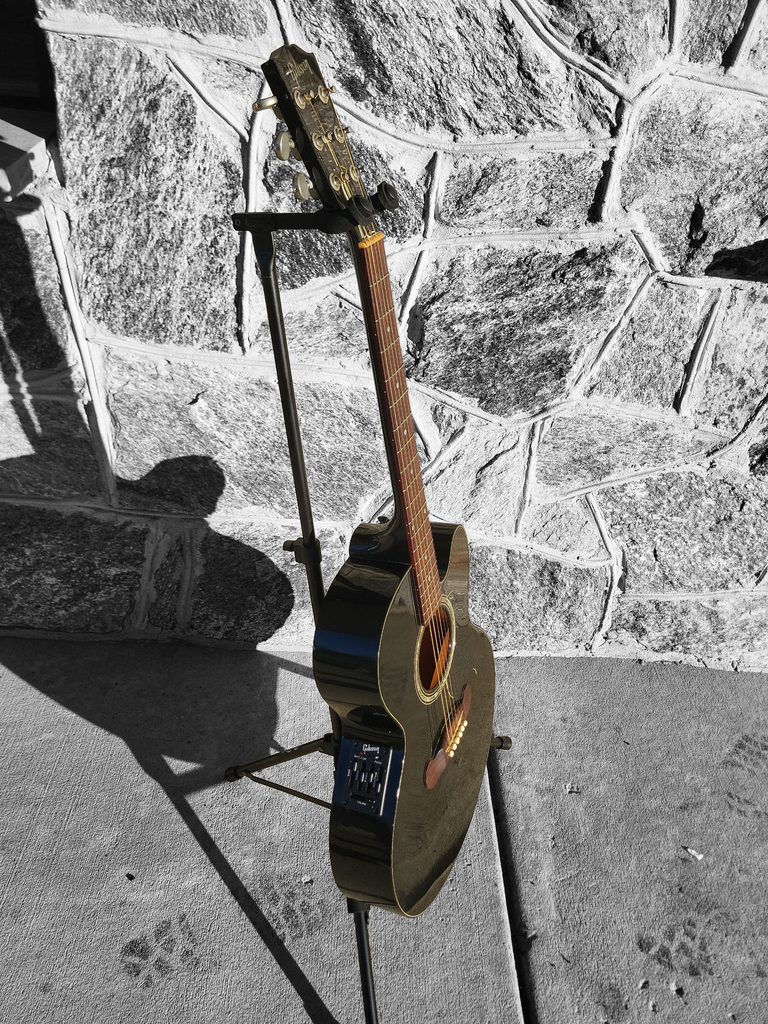 1997 Gibson EC-10 Acoustic Electric, Ebony, with Case