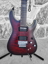 Schecter C-1 Platinum FR S Sustainiac 2017 - 2021 - Crimson Red Burst Satin