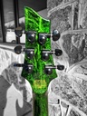 Schecter C-1 FR-S Silver Mountain - Toxic Venom, with Sustainiac