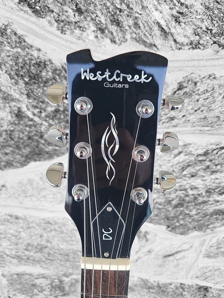 Westcreek DC P90 Electric Guitar, Shell Pink