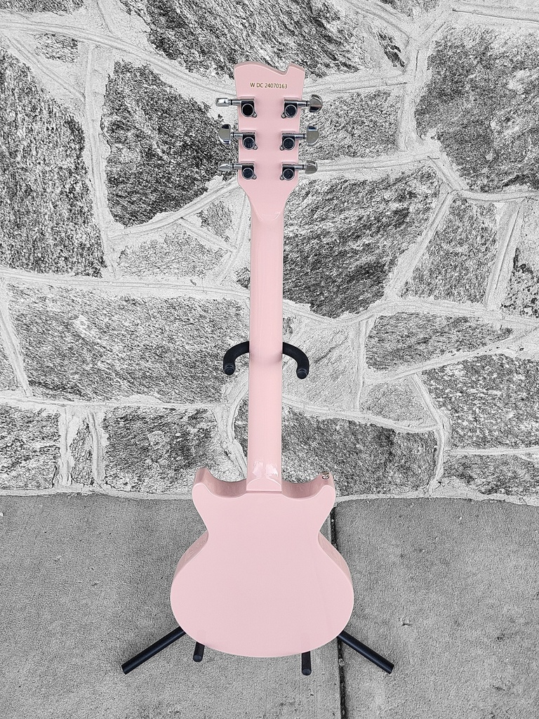 Westcreek DC P90 Electric Guitar, Shell Pink