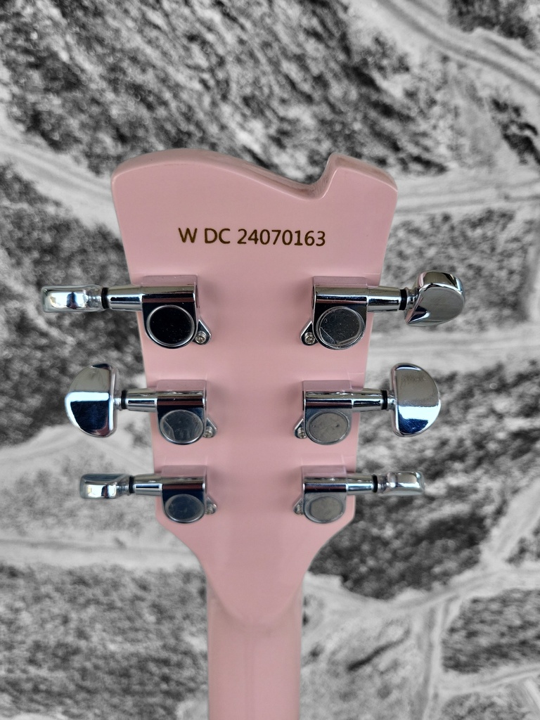Westcreek DC P90 Electric Guitar, Shell Pink