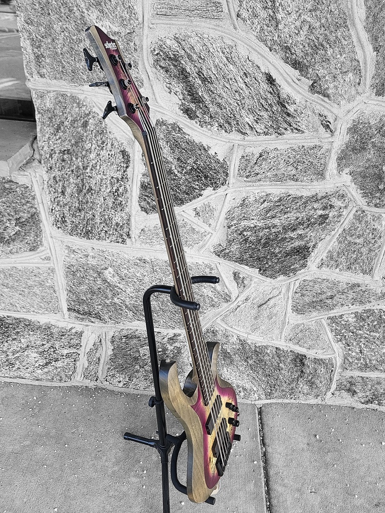 Schecter Riot-5 5-String Bass, Aurora Burst