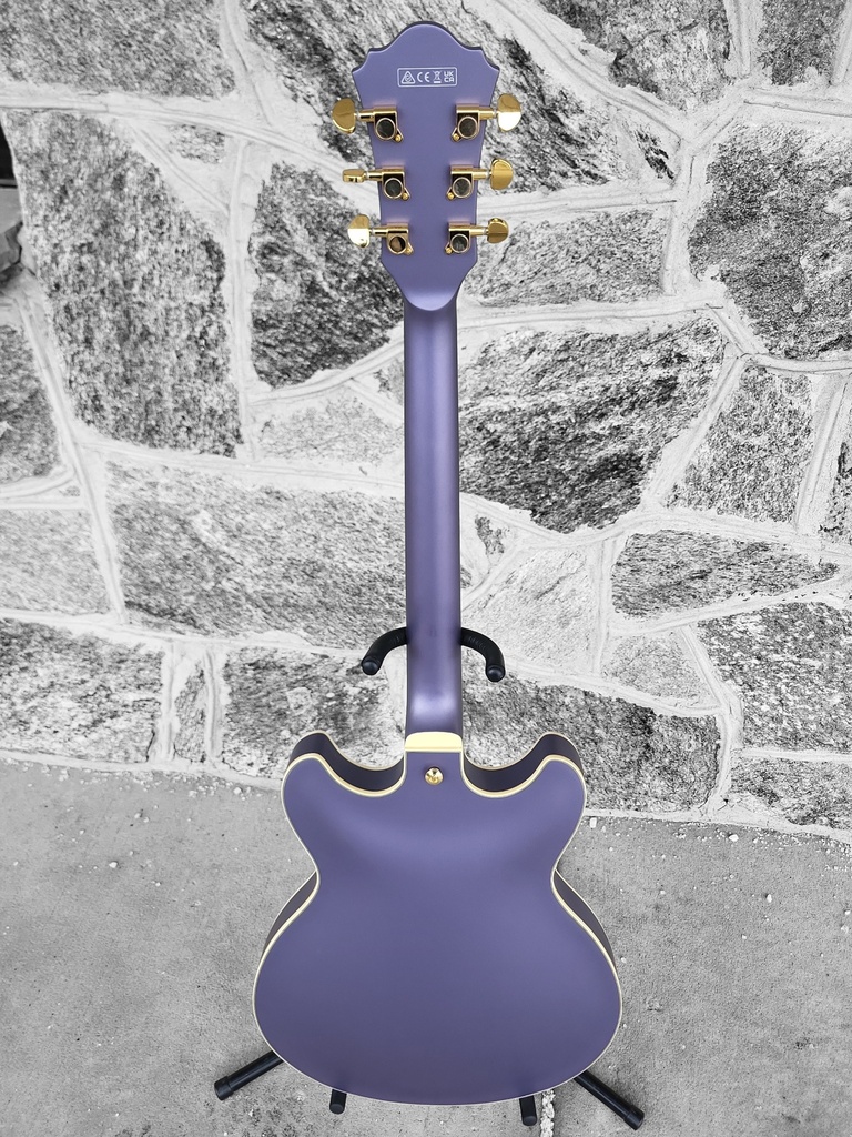 Ibanez Artcore AS73G Semi-Hollow Electric Guitar, Metallic Purple Flat