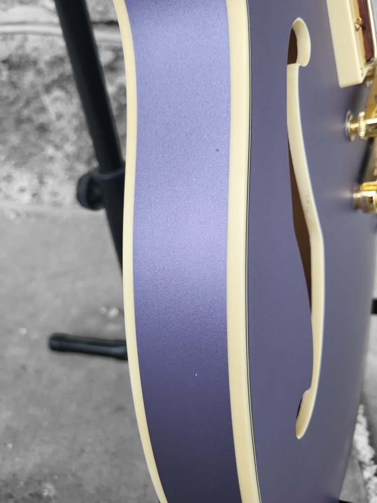 Ibanez Artcore AS73G Semi-Hollow Electric Guitar, Metallic Purple Flat