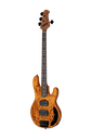 Sterling by Music Man StingRay HH RAY34HH Poplar Burl, Amber