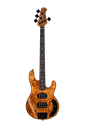 Sterling by Music Man StingRay HH RAY34HH Poplar Burl, Amber