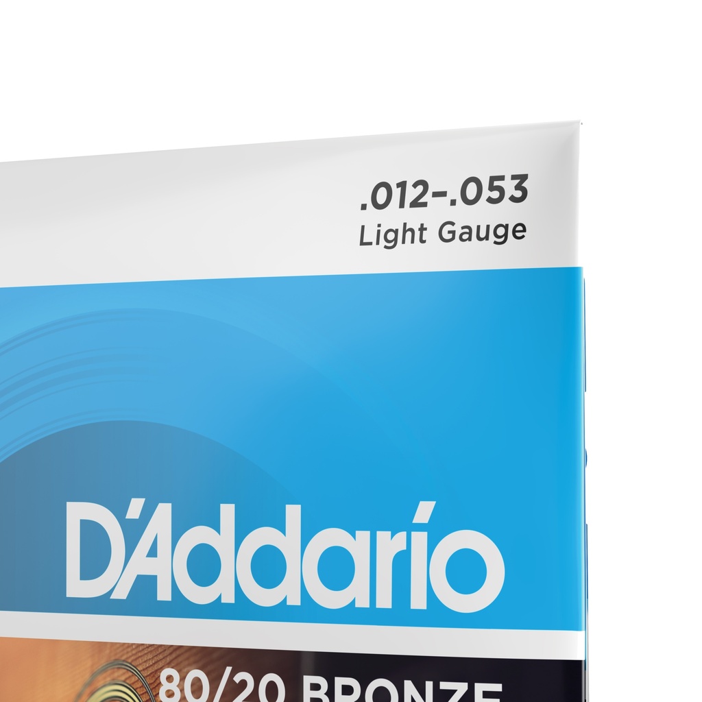 D'Addario 80/20 Bronze Strings, 12-53 Light, EJ11