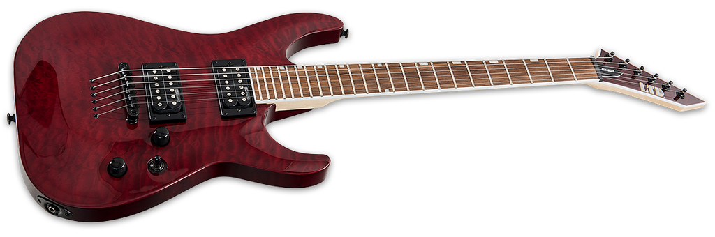 ESP Ltd MH-200, Quilted Maple, See-thru Black Cherry