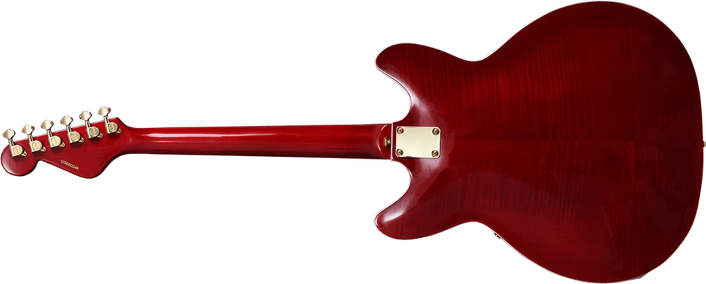 Hagstrom 67' Viking II Electric Guitar, Wild Cherry Transparent