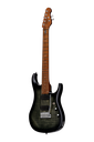 Sterling by Music Man JP157 Flame Maple, Trans Black Satin