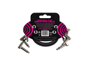 Ernie Ball 12” Flat Ribbon Patch Cable 3-Pack - Black