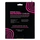 Ernie Ball 30' Coiled Straight / Angle Instrument Cable - White  