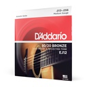 D'Addario 80/20 Bronze Strings, 13-56 Medium, EJ12