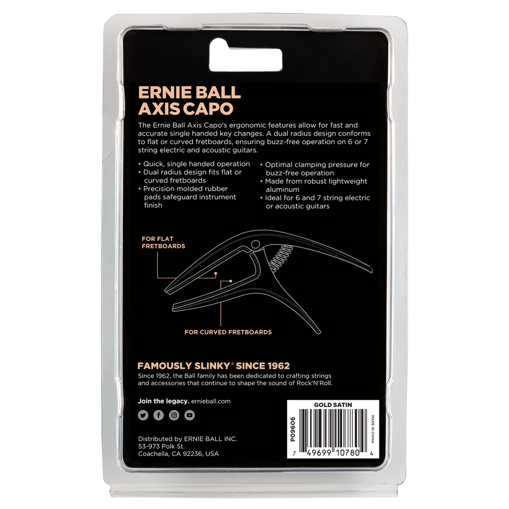 Ernie Ball Axis Dual Radius Capo