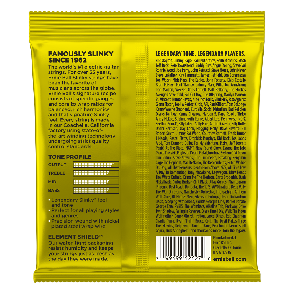 Ernie Ball Beefy Slinky Nickel Wound Electric Guitar Strings - 11-54 Gauge