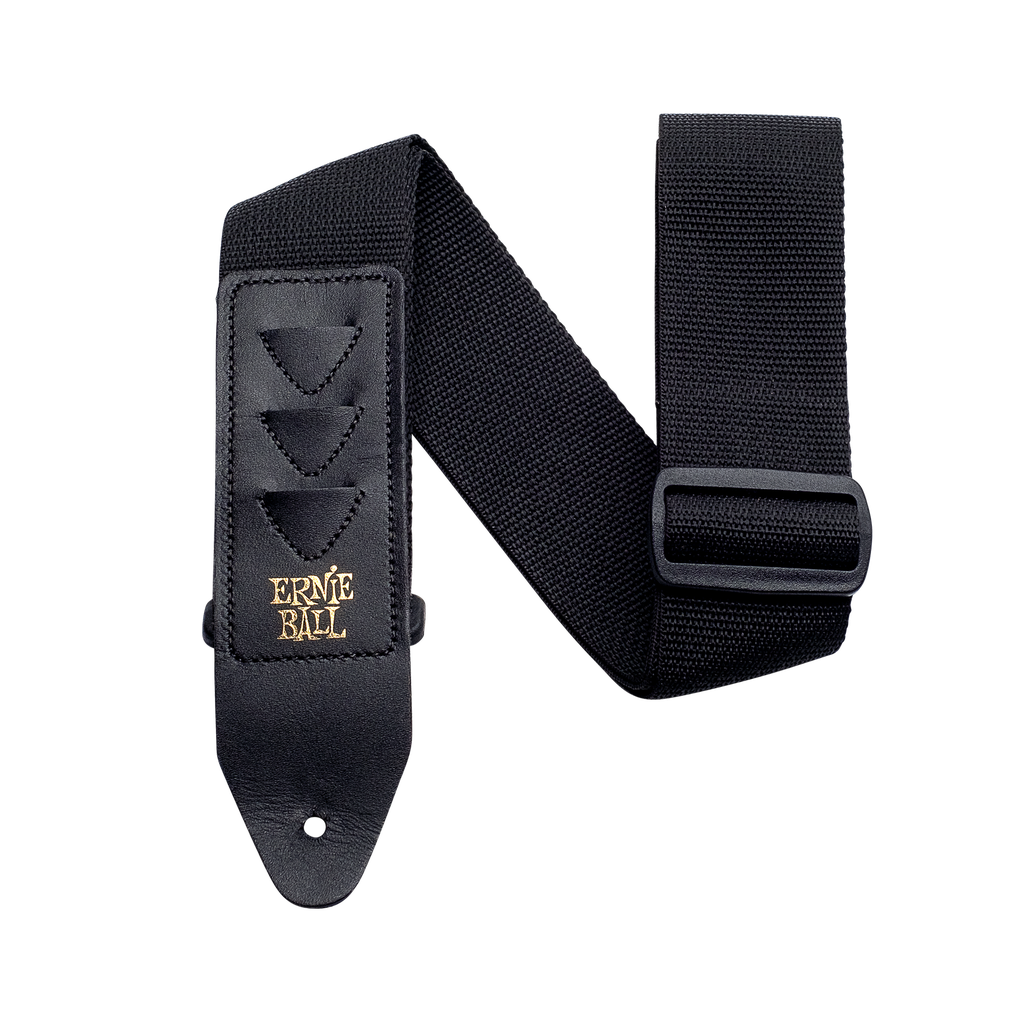 Ernie Ball Black Polypro Pickholder Strap