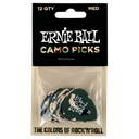 Ernie Ball Camouflage Cellulose Picks Medium 12-pack  