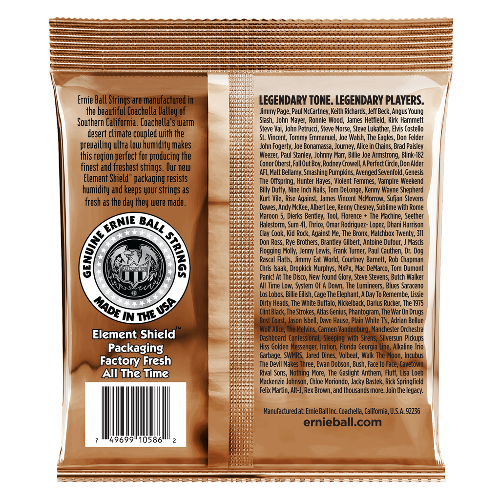 Ernie Ball Earthwood Custom Medium Phosphor Bronze Acoustic Guitar Strings - 12.5-56 Gauge