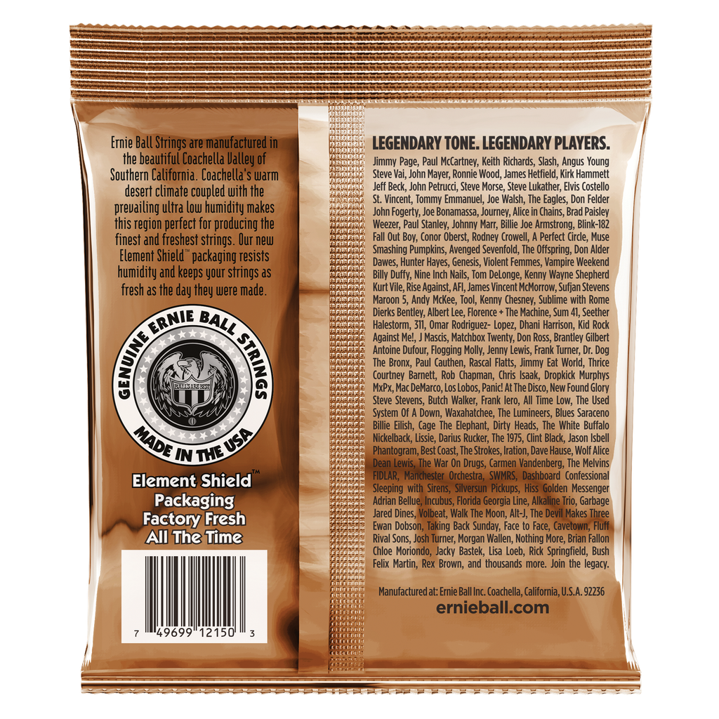 Ernie Ball Earthwood Extra Light Phosphor Bronze Acoustic Guitar Strings - 10-50 Gauge