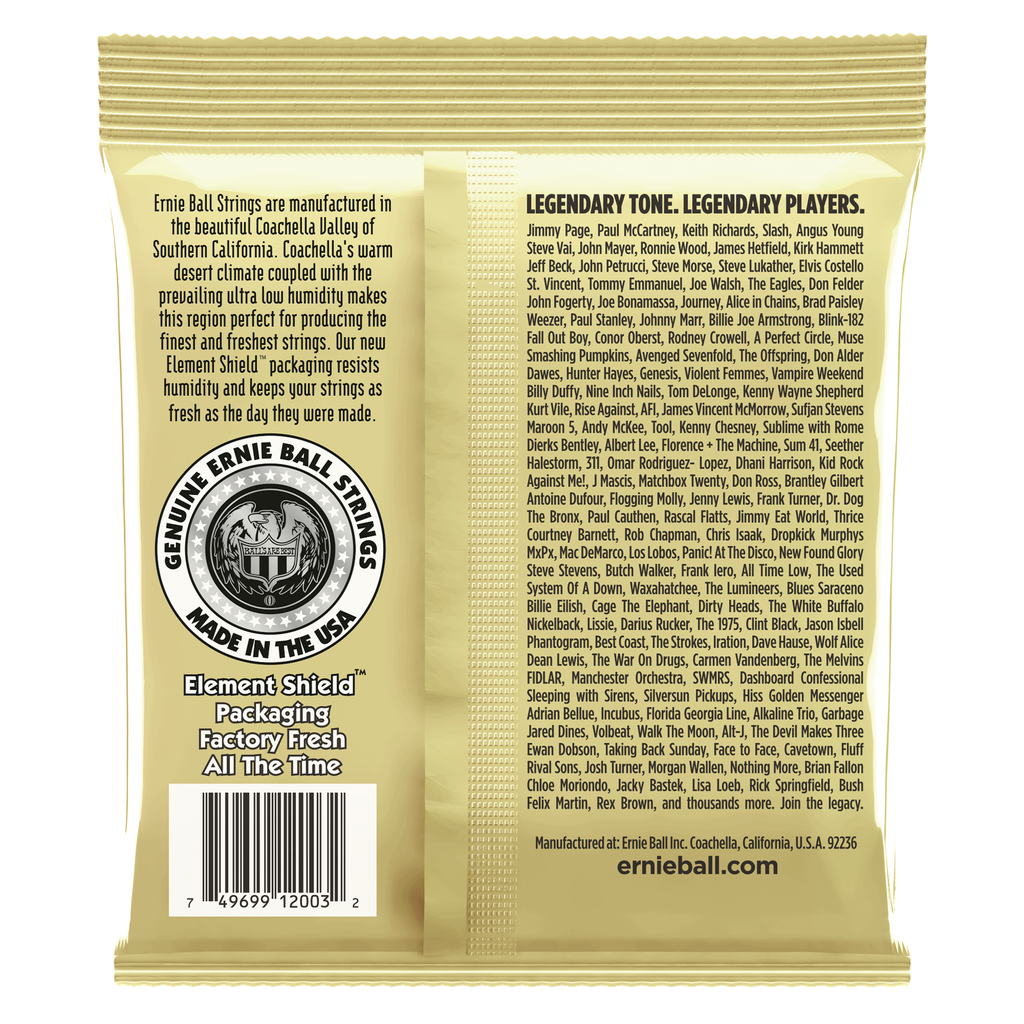 Ernie Ball Earthwood Medium Light 80/20 Bronze Acoustic Guitar Strings - 12-54 Gauge
