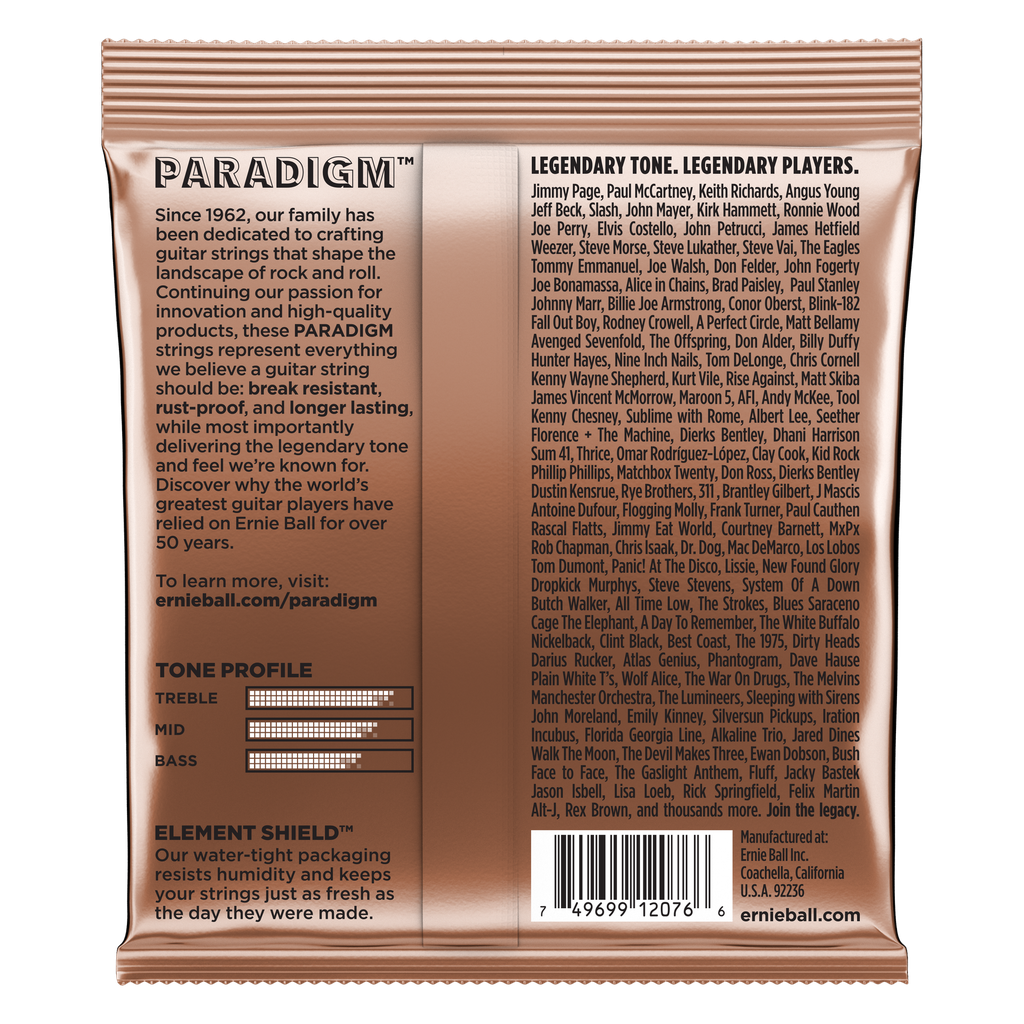 Ernie Ball Paradigm Medium Light Phosphor Bronze Acoustic Guitar Strings - 12-54 Gauge