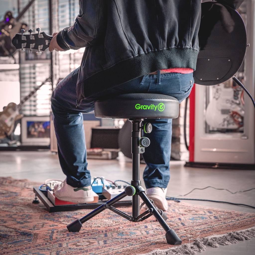 Gravity Foldable Musician's Stool / Drum Throne