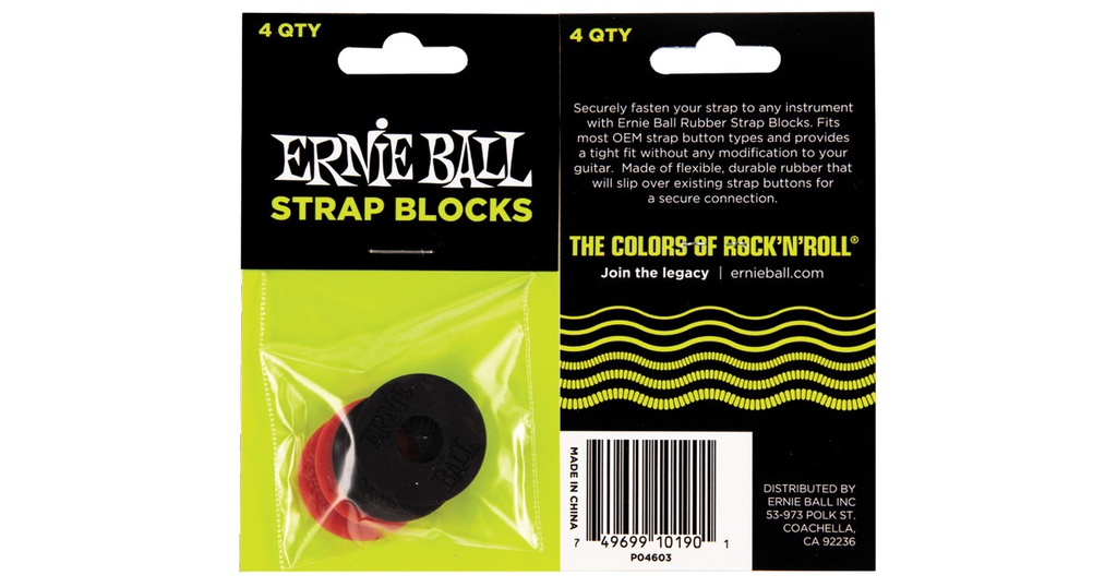 Ernie Ball Strap Blocks